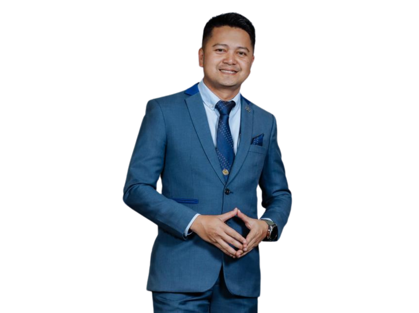Professional portrait of Associate Professor Ts. Dr. Adzrool Idzwan Bin Ismail in a blue suit